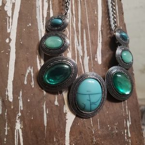 Turquoise Fashion Necklace Set